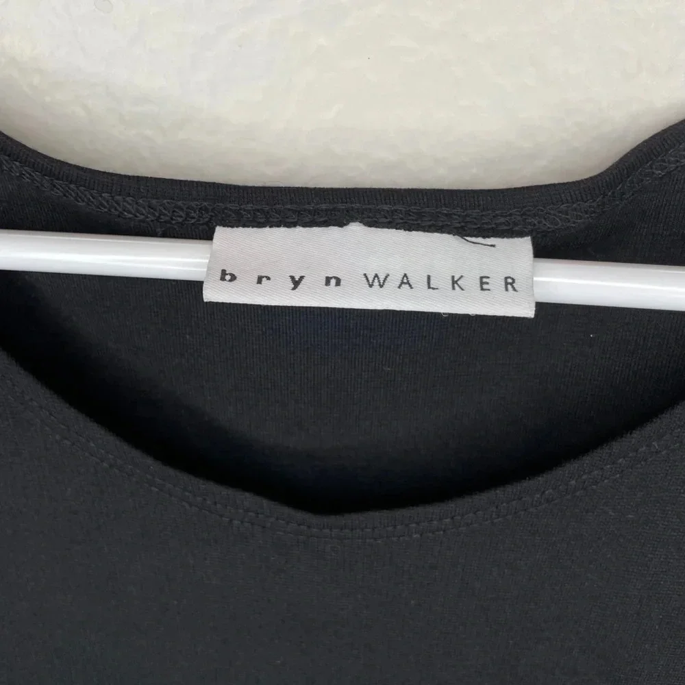 Bryn Walker Cap Sleeve Tunic Womens Size Large Asymmetric Hem